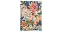 Sanderson Laagpolig vloerkleed  Dahlia & Rosehip Teal 50608 140x200 cm