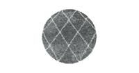 ALVOR SHAGGY Himalaya Harmony Soft Shaggy Rond Hoogpolig Vloerkleed Grijs- 200 CM ROND