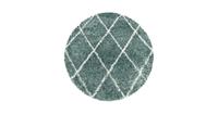 ALVOR SHAGGY Himalaya Harmony Soft Shaggy Rond Hoogpolig Vloerkleed Blauw / Turquoise- 200 CM ROND