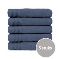 The One Towelling The One Handdoek 50x100 cm 450gram Faded Denim (5 stuks)