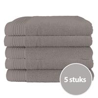 The One Towelling The One Badhanddoek Deluxe 70x140 550 gram Taupe (5 stuks)