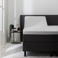 Luna Bedding 2-PACK: Luna Splittopper Hoeslaken Jersey - Lichtgrijs 140 x 200/210/220 cm