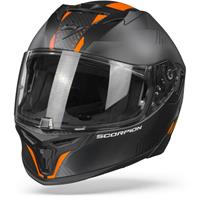 Scorpion EXO-520 Air Laten Matt Black Orange