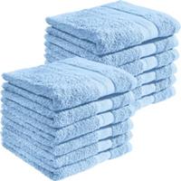 REDBEST Handtuch  12er-Pack Chicago hellblau Gr. 50 x 80