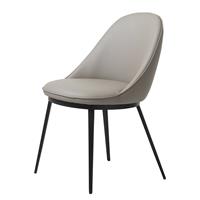 Giga Living Eetkamerstoel Kunstleer - Taupe - Zithoogte 49cm - Stoel Gain