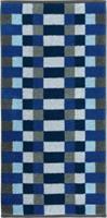 Erwin Müller Handtuch Heidenheim Karo Jacquard Heidenheim Karo azurblau Gr. 50 x 100