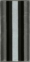 Erwin Müller Handtuch Heidenheim Streifen Jacquard Heidenheim Streifen anthrazit Gr. 50 x 100