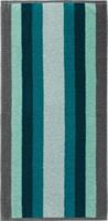 Erwin Müller Handtuch Heidenheim Streifen Jacquard Heidenheim Streifen petrol Gr. 50 x 100