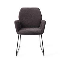 Jesper Home Eetkamerstoel 'Misaki' Slide Black, kleur Almost Black