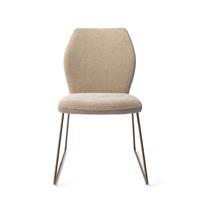 Jesper Home Eetkamerstoel 'Ikata' Slide Rose, kleur Funky Fudge