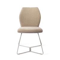 Jesper Home Eetkamerstoel 'Ikata' Beehive Steel, kleur Funky Fudge