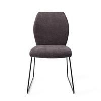 Jesper Home Eetkamerstoel 'Ikata' Slide Black, kleur Almost Black