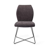 Jesper Home Eetkamerstoel 'Ikata' Cross Black, kleur Almost Black