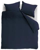 Ambiante Dekbedovertrek Uni Cotton Dark Blue-Lits-jumeaux (260 x 200/220 cm)