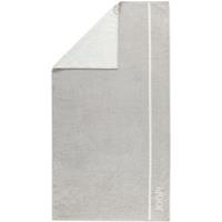 Joop! Handtücher Lines Doubleface 1680 Stone - 77 grau Gr. 80 x 150
