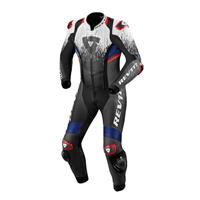 Quantum 2 1-piece suit, 1-delig motorpak, Wit Blauw
