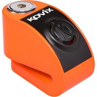 KOVIX Schrijfremslot met alarm KD6, Schijfremslot voor de moto, Fluo Oranje