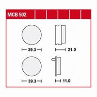 TRW Standaard remblokken, en remschoenen voor de moto, MCB502