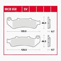 TRW SV/SH Remblokken, en remschoenen voor de moto, MCB658SV