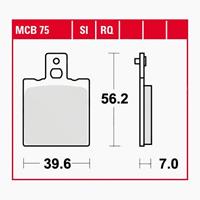 TRW Lucas Bremsbeläge Sintermetall Offroad MCB75SI 39,6x56,2