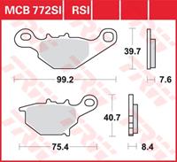 TRW RSI remblokken, en remschoenen voor de moto, MCB772RSI