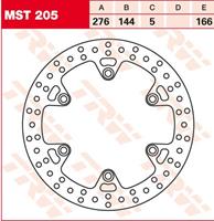 TRW MST vaste remschijf, voor de moto, MST205
