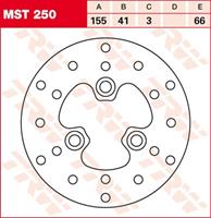 TRW MST vaste remschijf, voor de moto, MST250