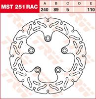 TRW MST vaste remschijf RAC design, voor de moto, MST251RAC