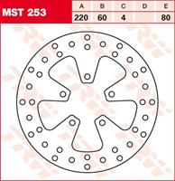 TRW MST vaste remschijf, voor de moto, MST253