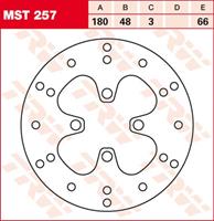 TRW MST vaste remschijf, voor de moto, MST257