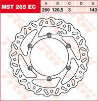 TRW EC off road remschijf, voor de moto, MST265EC