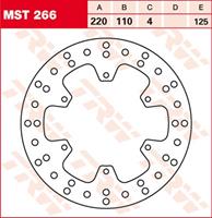 TRW MST vaste remschijf, voor de moto, MST266