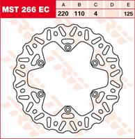 TRW EC off road remschijf, voor de moto, MST266EC