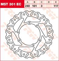 TRW EC off road remschijf, voor de moto, MST301EC
