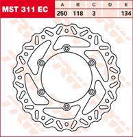 TRW EC off road remschijf, voor de moto, MST311EC