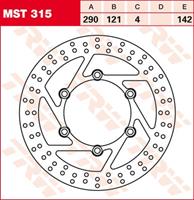 TRW MST vaste remschijf, voor de moto, MST315