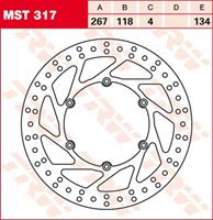 TRW MST vaste remschijf, voor de moto, MST317