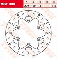 TRW MST vaste remschijf, voor de moto, MST333