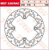 TRW MST vaste remschijf RAC design, voor de moto, MST338RAC