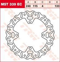 TRW EC off road remschijf, voor de moto, MST339EC