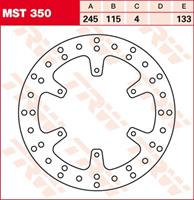TRW MST vaste remschijf, voor de moto, MST350