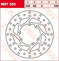 TRW MST vaste remschijf, voor de moto, MST355