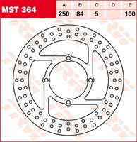 TRW MST vaste remschijf, voor de moto, MST364