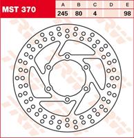 TRW MST vaste remschijf, voor de moto, MST370