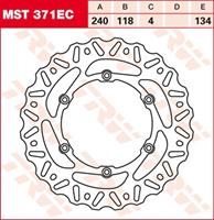 TRW EC off road remschijf, voor de moto, MST371EC