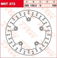 TRW MST vaste remschijf, voor de moto, MST372