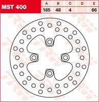 TRW MST vaste remschijf, voor de moto, MST400