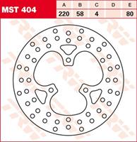 TRW MST vaste remschijf, voor de moto, MST404