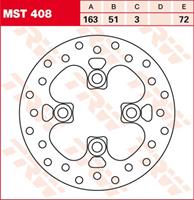 TRW MST vaste remschijf, voor de moto, MST408