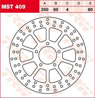 TRW MST vaste remschijf, voor de moto, MST409